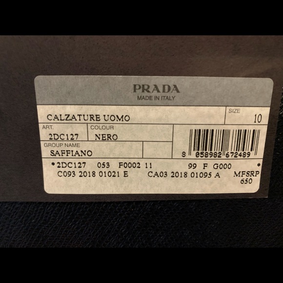 Prada loafers slip-ons Size 11 main image 5